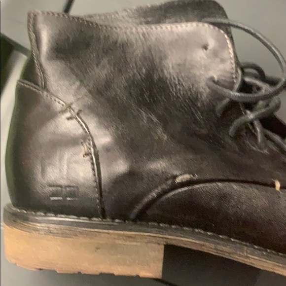 NEW Dreck Black Rustic BedStu Lace Up Boots shoes - Picture 5 of 8